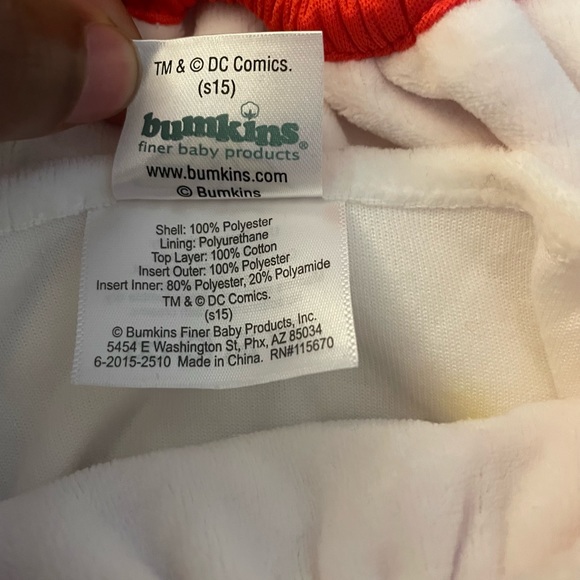 Bumpkins Cloth Diaper Snap All-In-One Pocket with Cape. - Picture 6 of 6